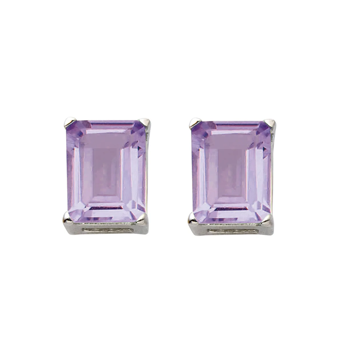 Jilco Inc Amethyst Earrings - 7x5mm