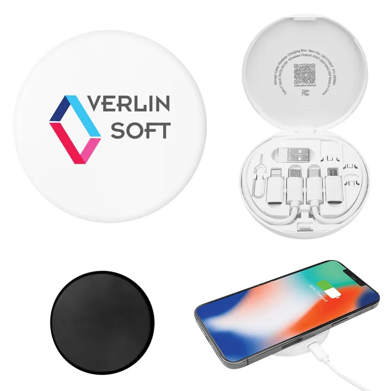 Charging Cord & Adapter Set In Wireless Charging Case view 2