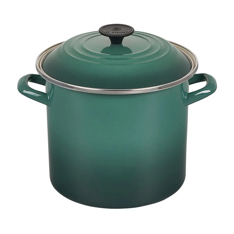 Le Creuset 8 Qt. Enamel Artichaut Steel Covered Stockpot