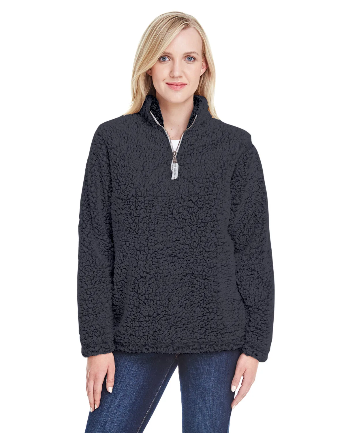J AMERICA Ladies' Epic Sherpa Quarter-Zip