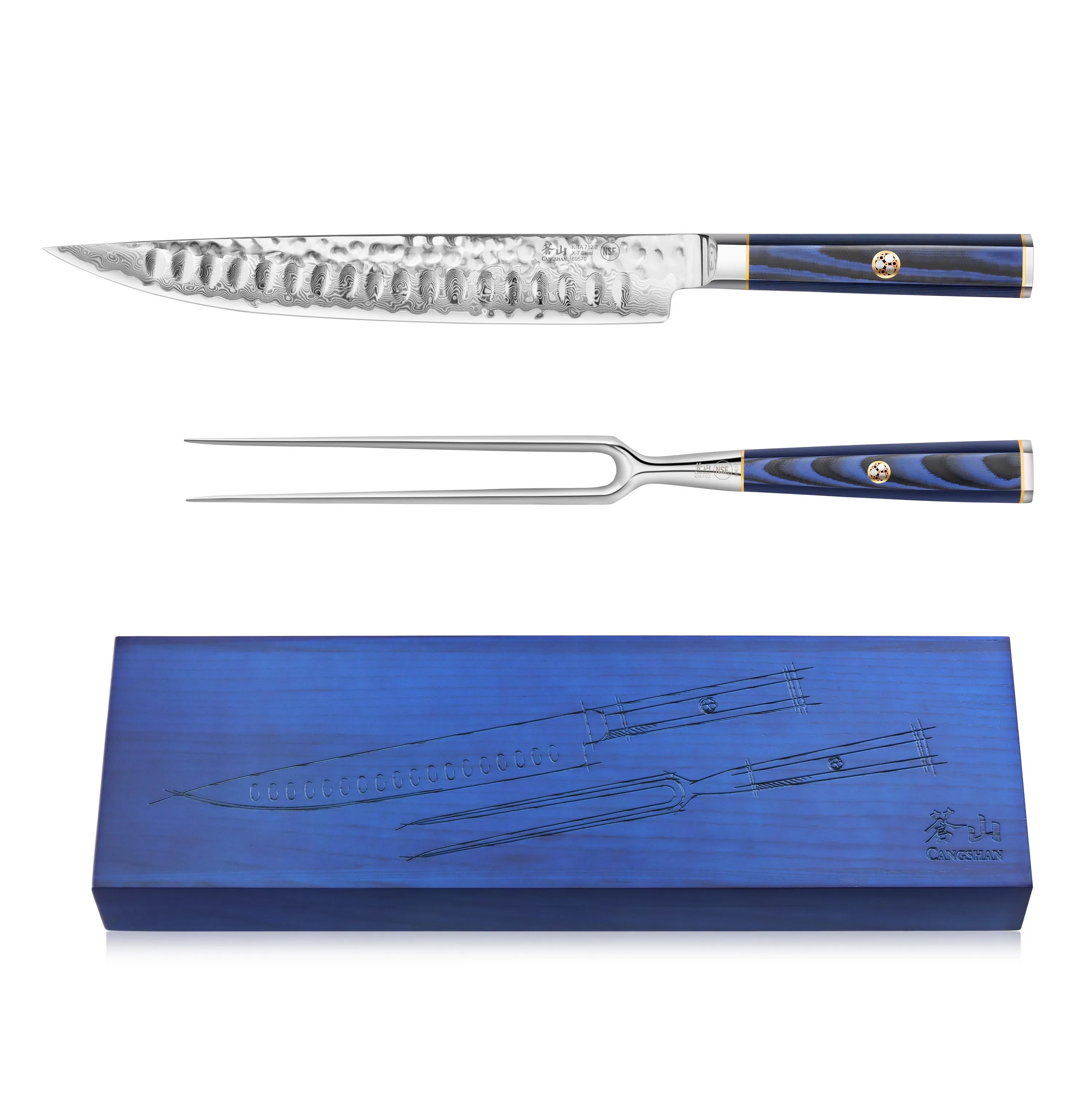 Cangshan 2-Piece Kita Series Carving Set W/Ash Box