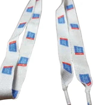 Recycled Polyester Dye Sublimated ½"x60" Shoelaces Pair (Domestically Produced) view 2