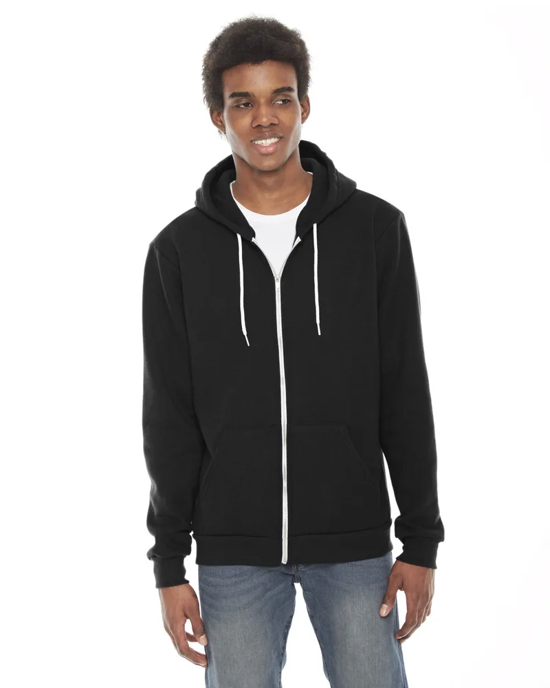 American Apparel Unisex Flex Zip Hooded Fleece