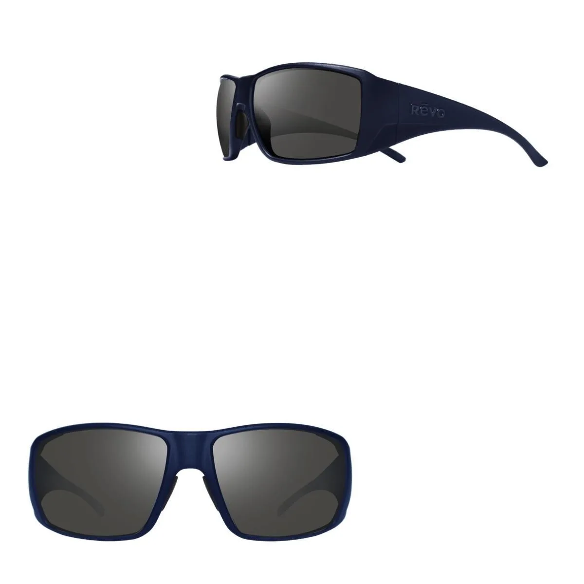 Revo Sunglasses Dune Sport Wrap - Matte Navy Blue