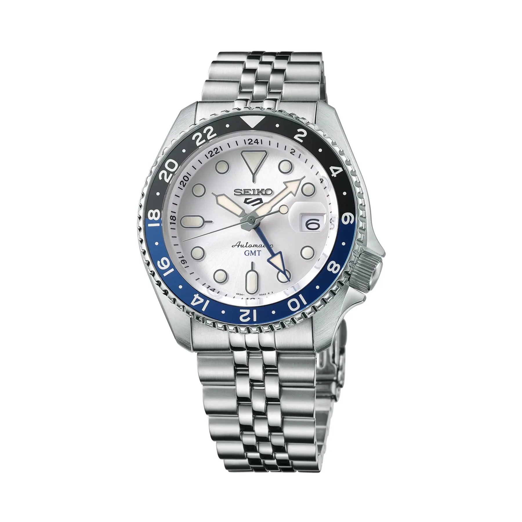 Seiko Men's 5 Sports SKX Sports Style GMT Stainless Steel Watch