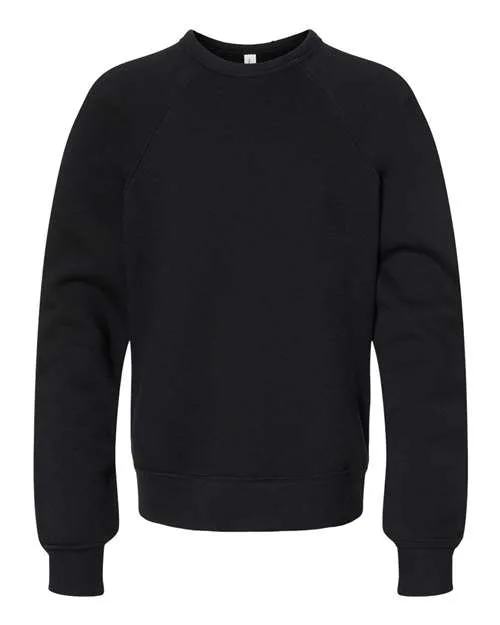 BELLA + CANVAS Youth Sponge Fleece Crewneck Sweatshirt