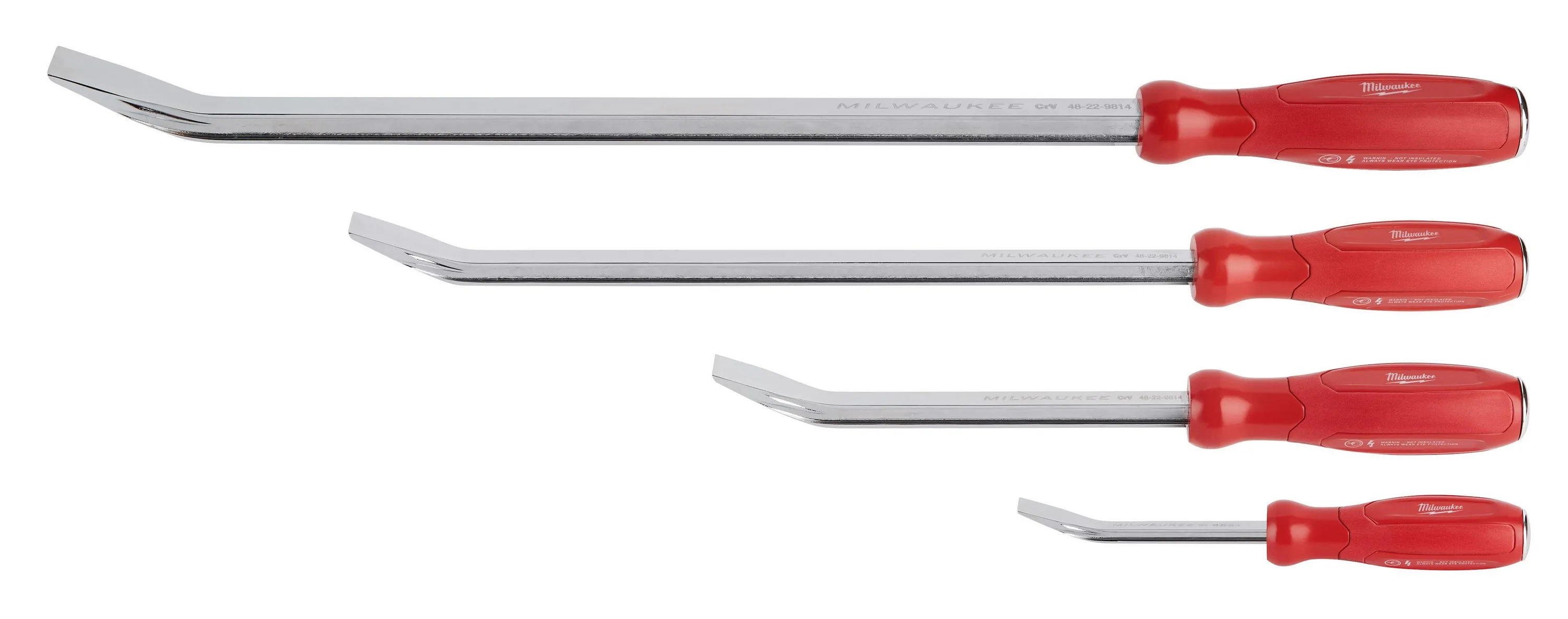 Milwaukee 4Pc Pry Bar Set