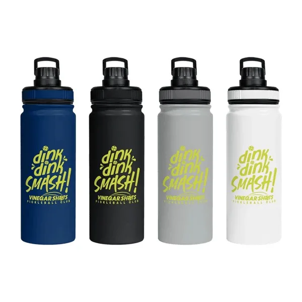 Basecamp Mt Kenya 25 oz SS Water Bottle w Pop up Lid view 4