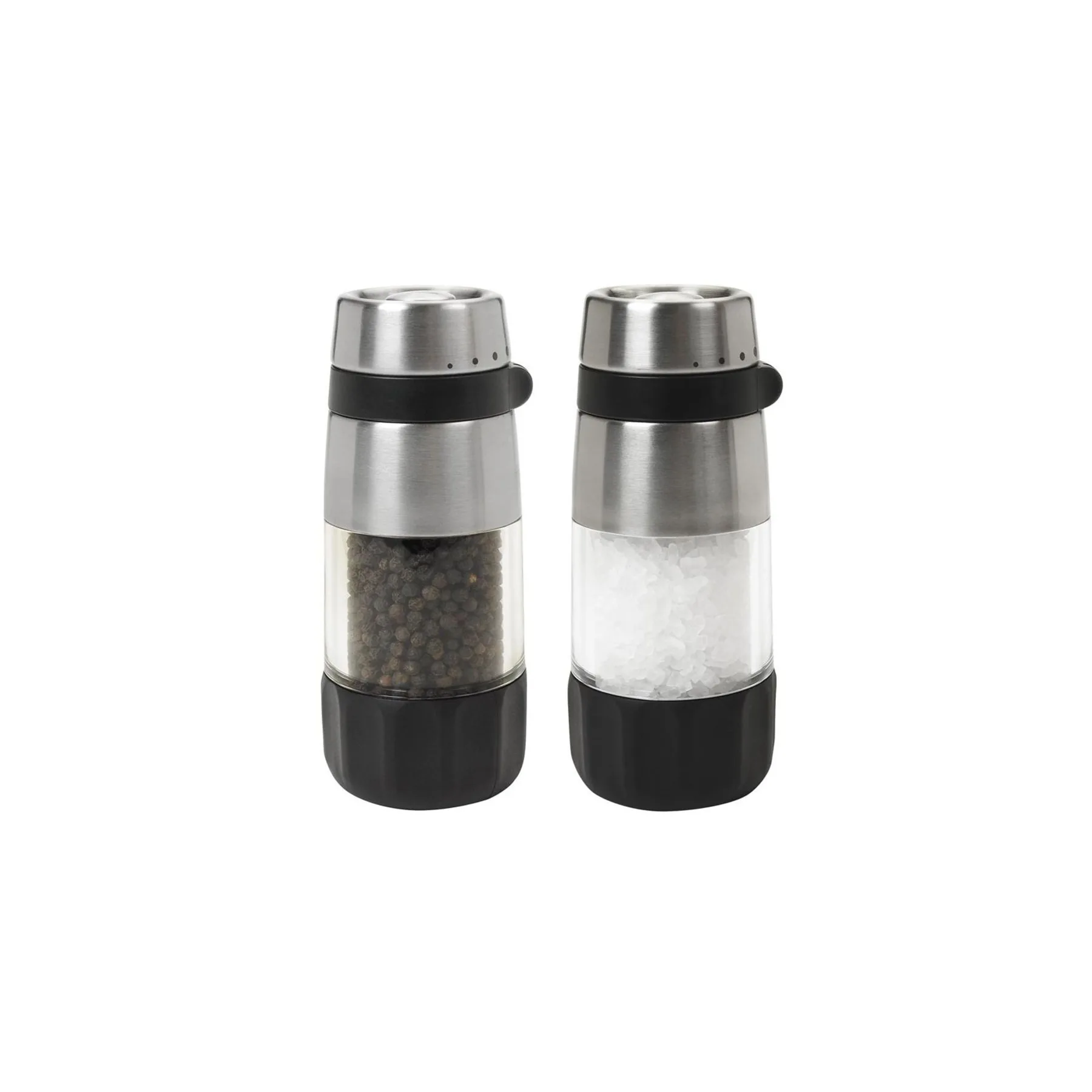 OXO Accent Mess-Free Salt & Pepper Grinder Set