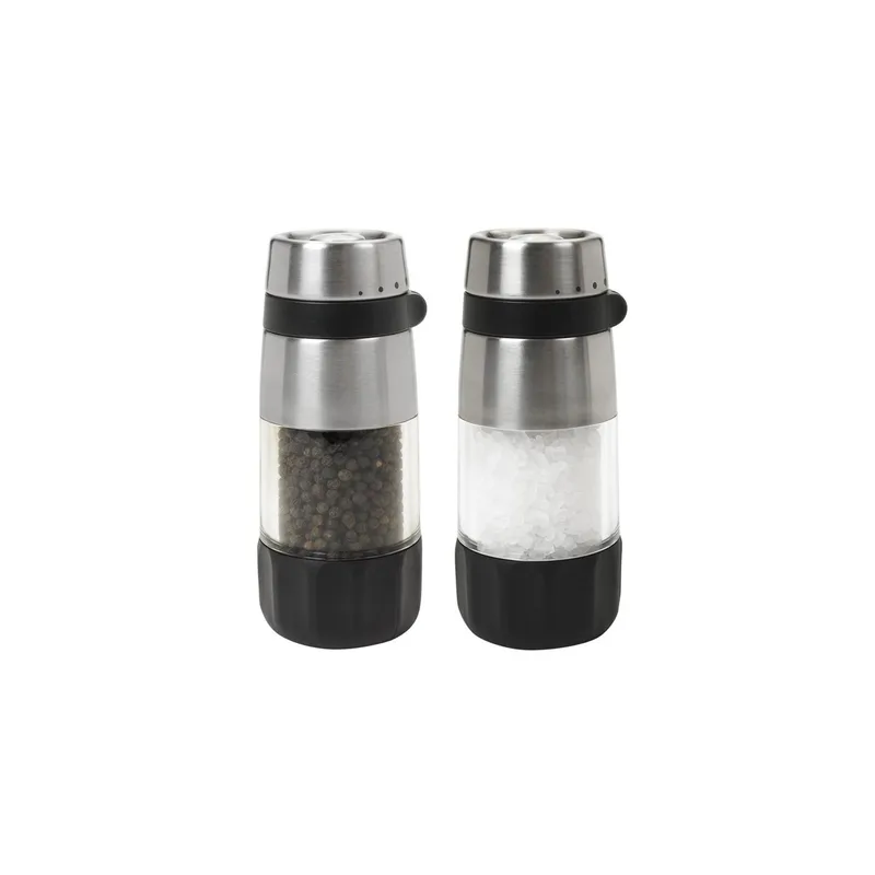 OXO Accent Mess-Free Salt & Pepper Grinder Set