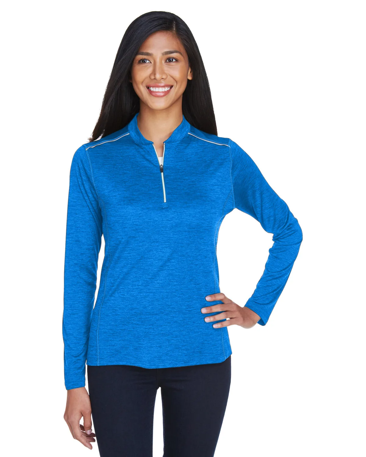 CORE 365 Ladies' Kinetic Performance Quarter-Zip view 2