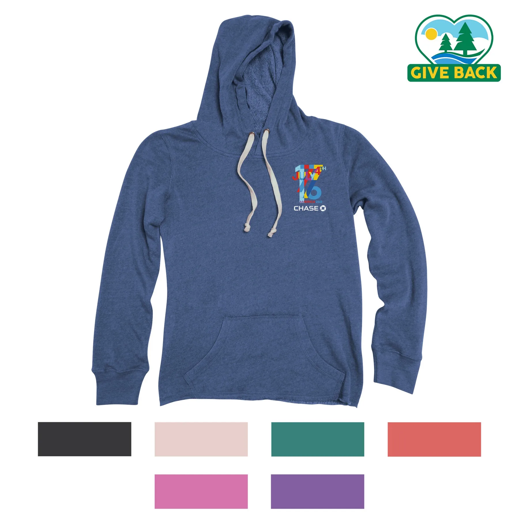 America250 ACE Ladies' Whisper Fleece Pullover Hoodie