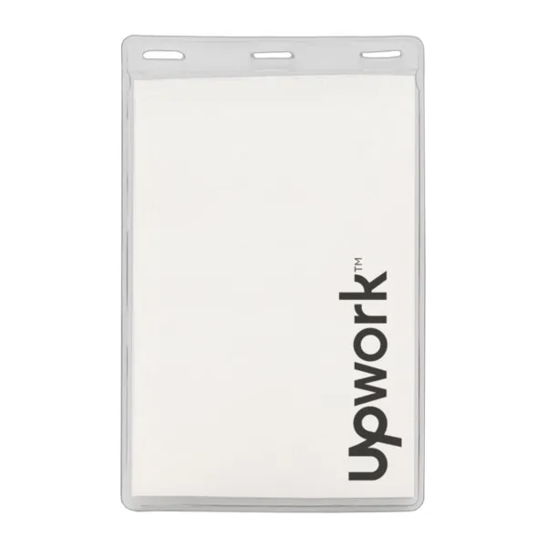4" x 6" Printed Large Vertical Vinyl Pouch