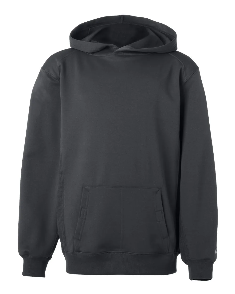 Badger Youth Performance Fleece Hooded Sweatshirt view 3