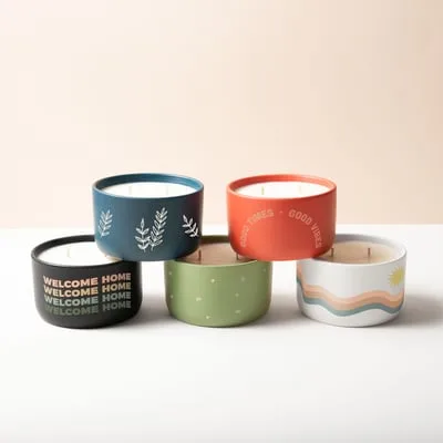 16oz Ceramic Bowl Candle view 2