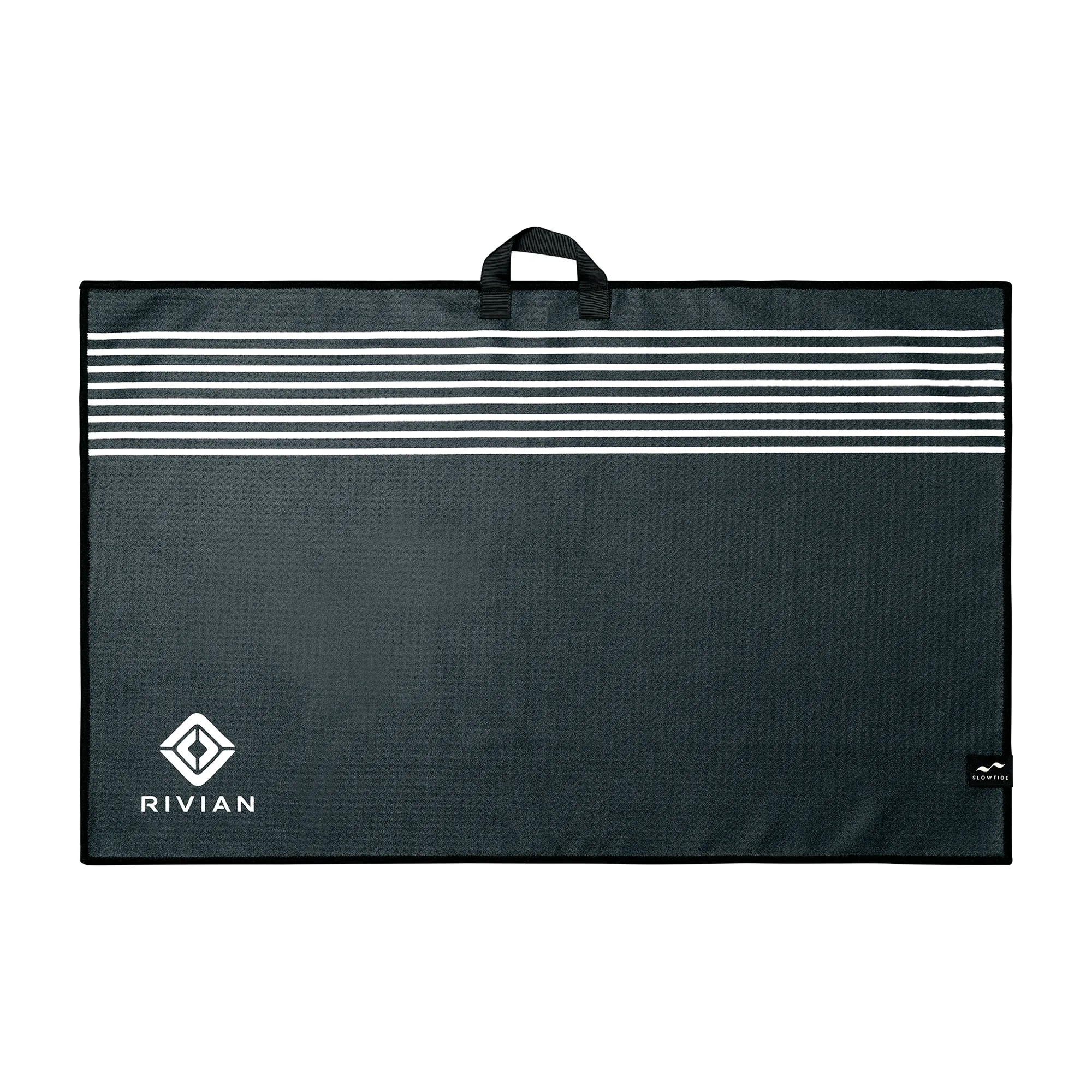 Slowtide® Fairway Quick Dry Golf Towel - Black