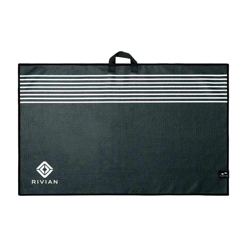 Slowtide® Fairway Quick Dry Golf Towel - Black