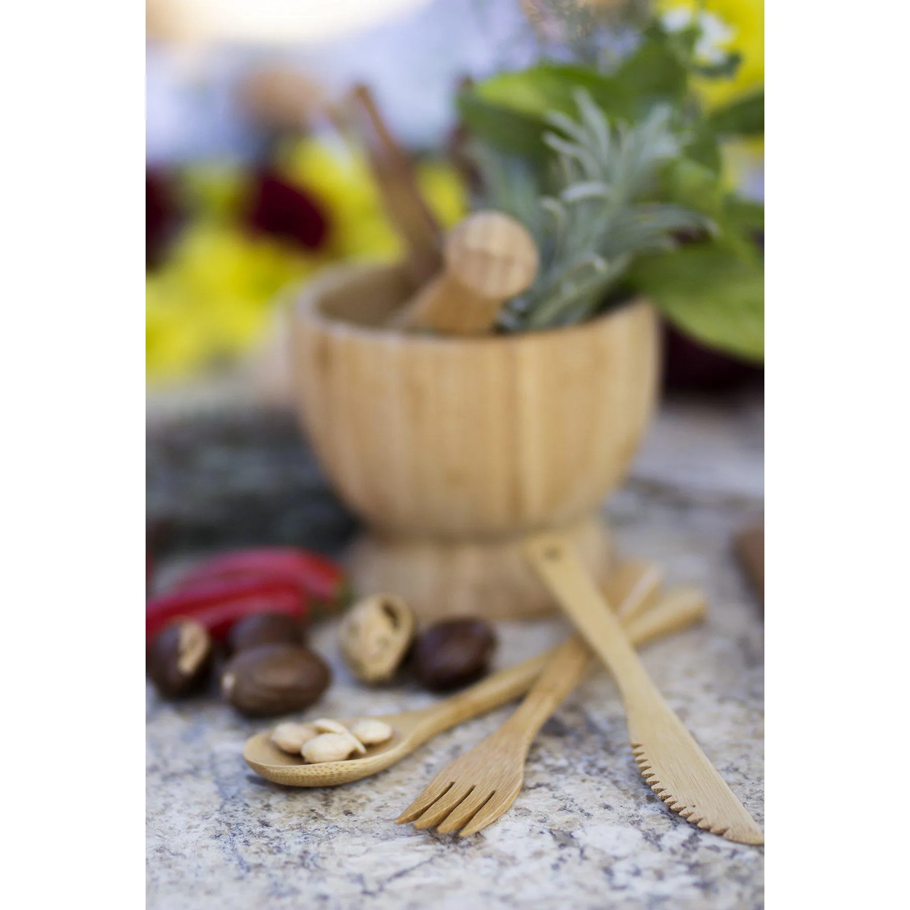 3-Piece Flatware Set - Knife, Fork, Spoon view 2