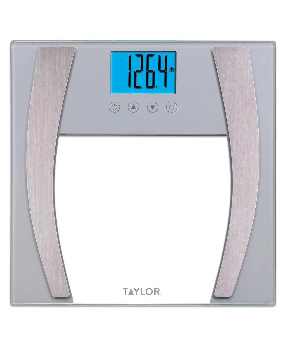 Taylor Glass Body Fat Scale 400Lb Capacity