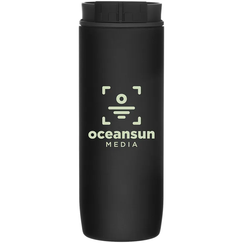 16.9 oz Leto Travel Tumbler (Matte Black)