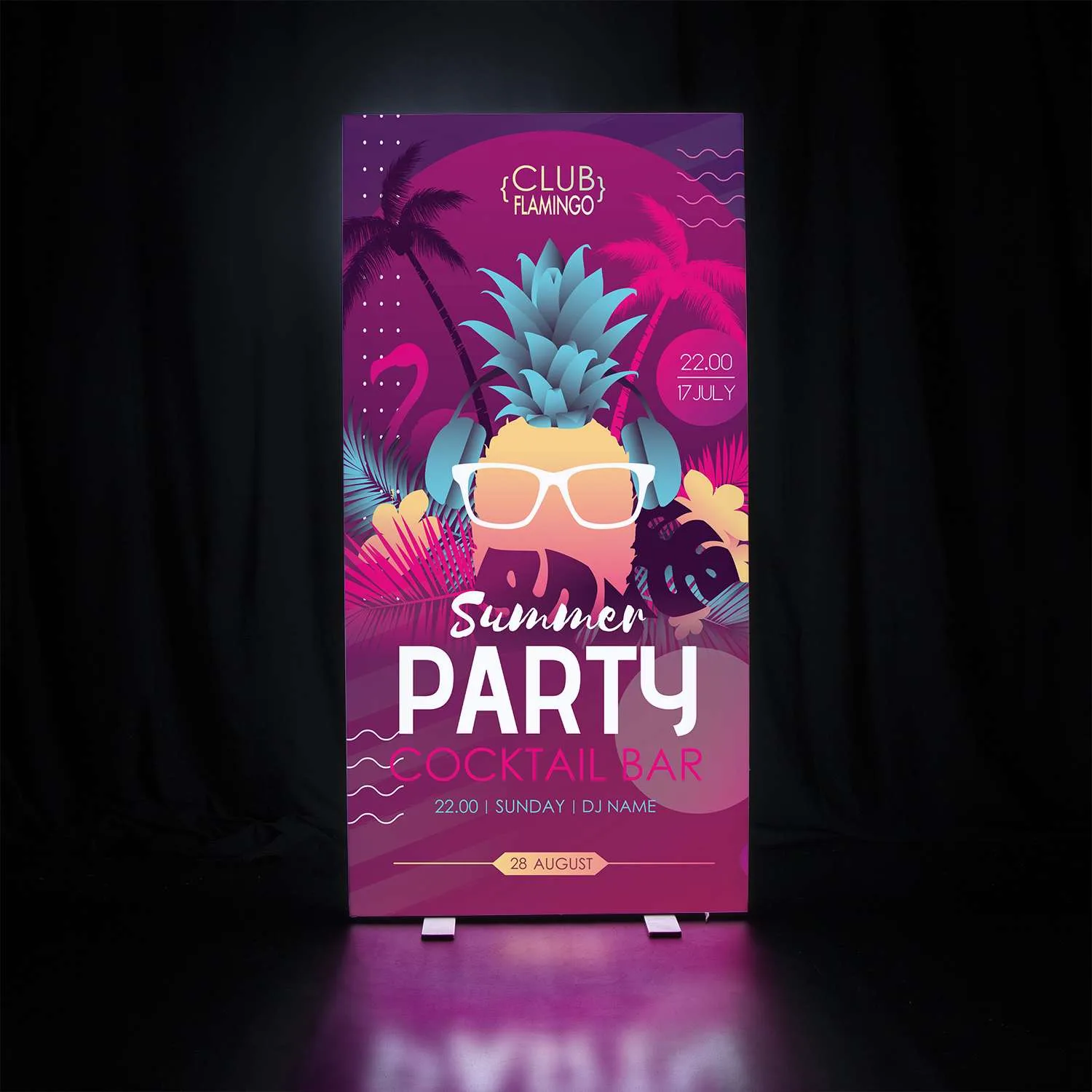 3' x 6.5' Fusion Glo Display Kit view 3