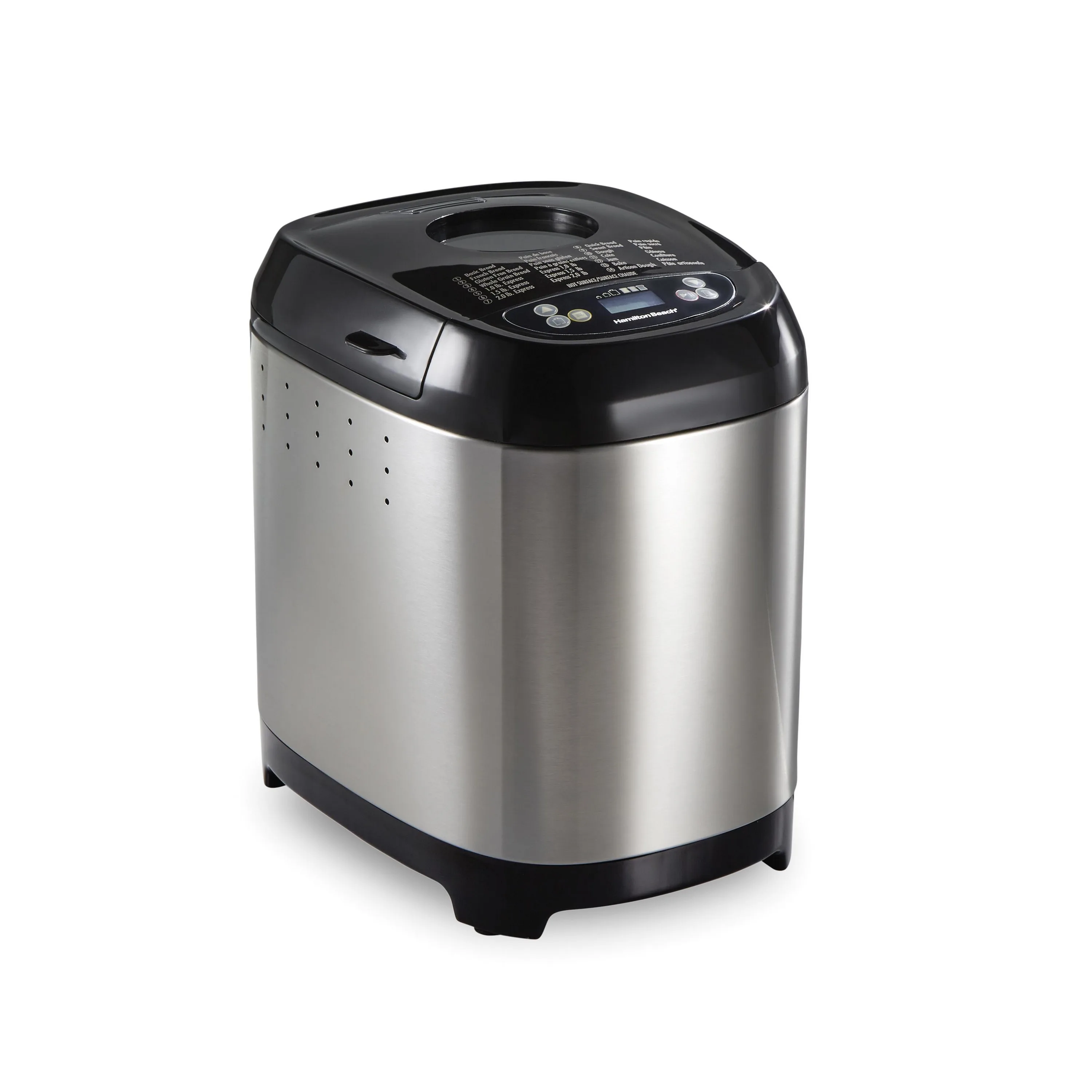 Hamilton Beach Artisan Dough & Bread Maker, 14 Settings, Stainless Steel, 29985