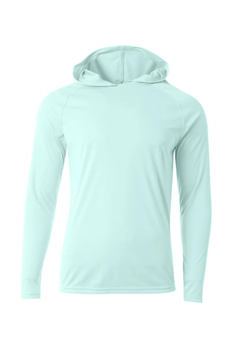 A4 Cooling Performance Long Sleeve Hooded Tee view 5