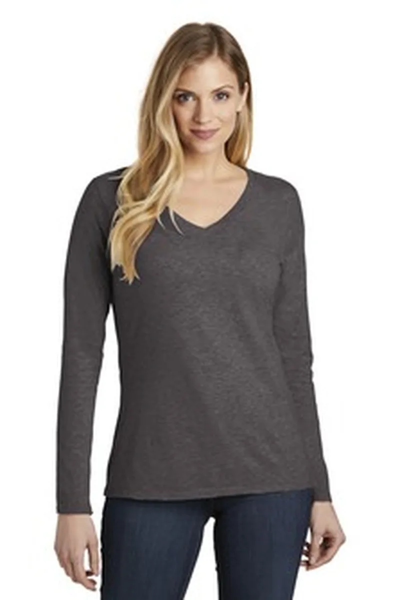 District ® Women's Very Important Tee ® Long Sleeve V-Neck.