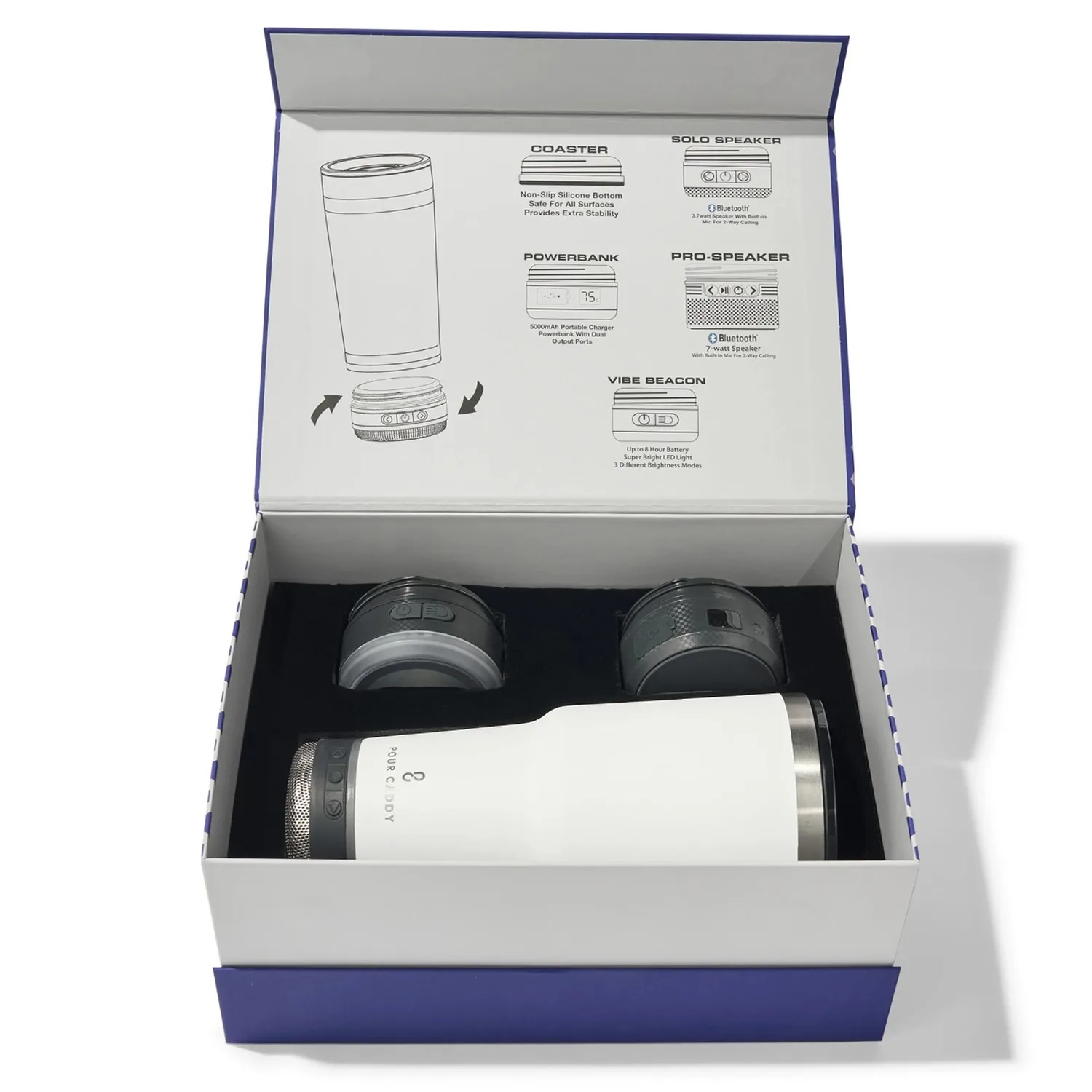 Pour Caddy® Go Caddy 28 Oz. Tumbler Gift Set view 4