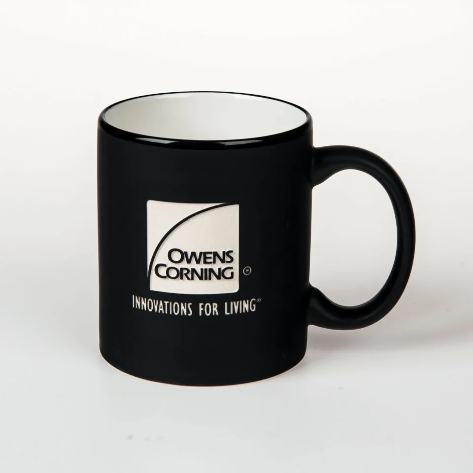 11 Oz. Individually Boxed Mondrian Ceramic Mug w/White Interior