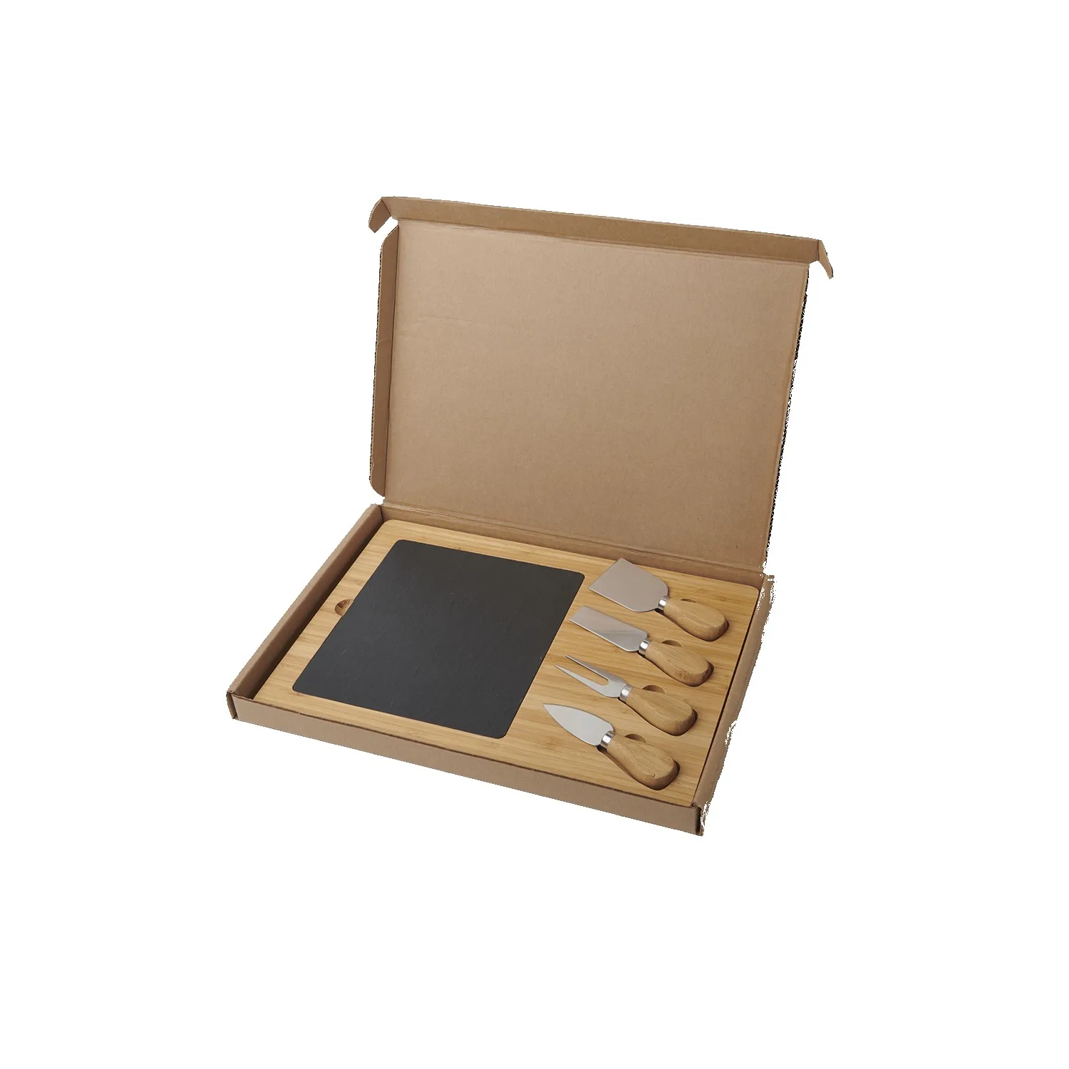 Slate Cheese Board Gift Box Set view 2
