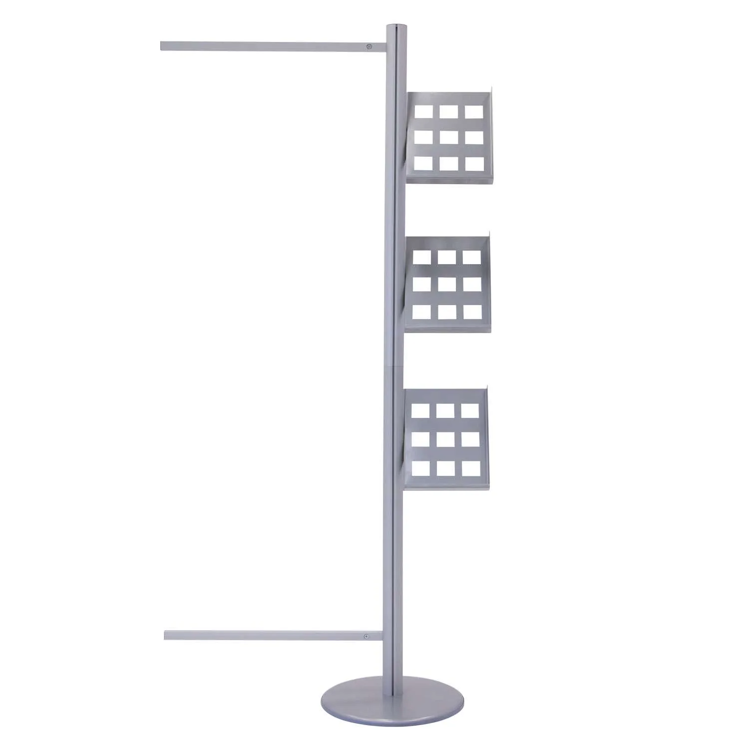 Flex Banner Display Single-Banner w/Lit Racks Hardware view 3
