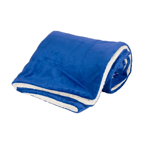 Mink Sherpa Blanket - Solid view 3