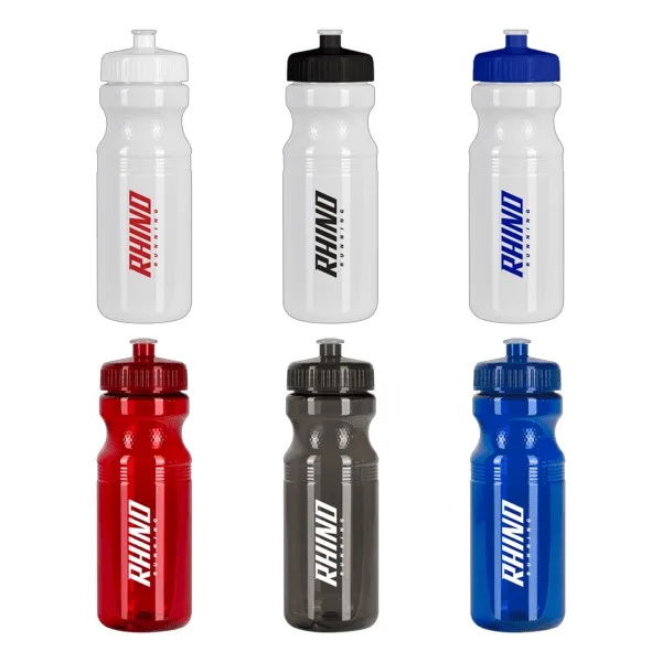 ACCONA 24 oz. PET Sports Bottle with Push/Pull Lid