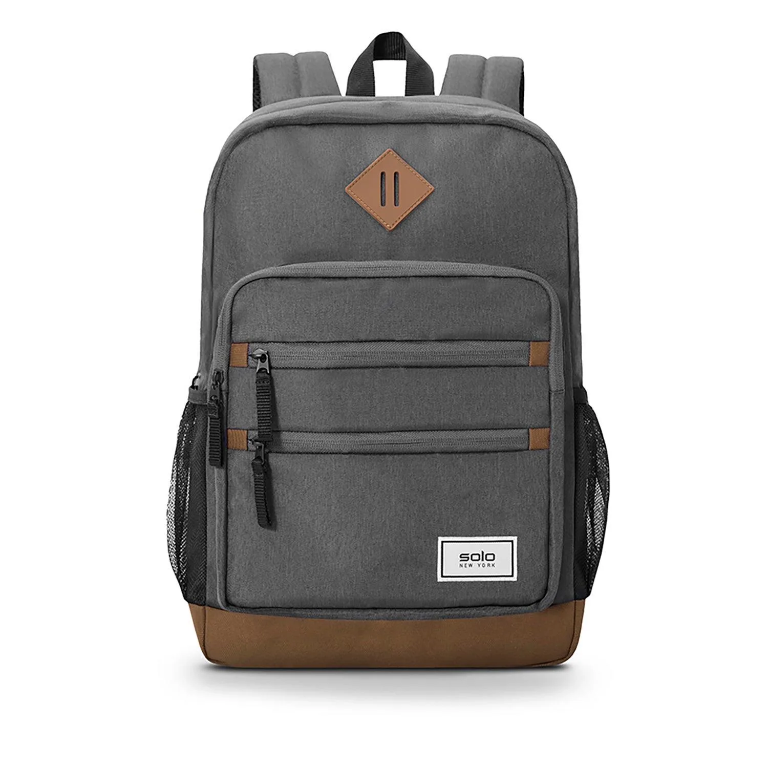 Solo New York Re:Fresh Machine Washable Gray Backpack