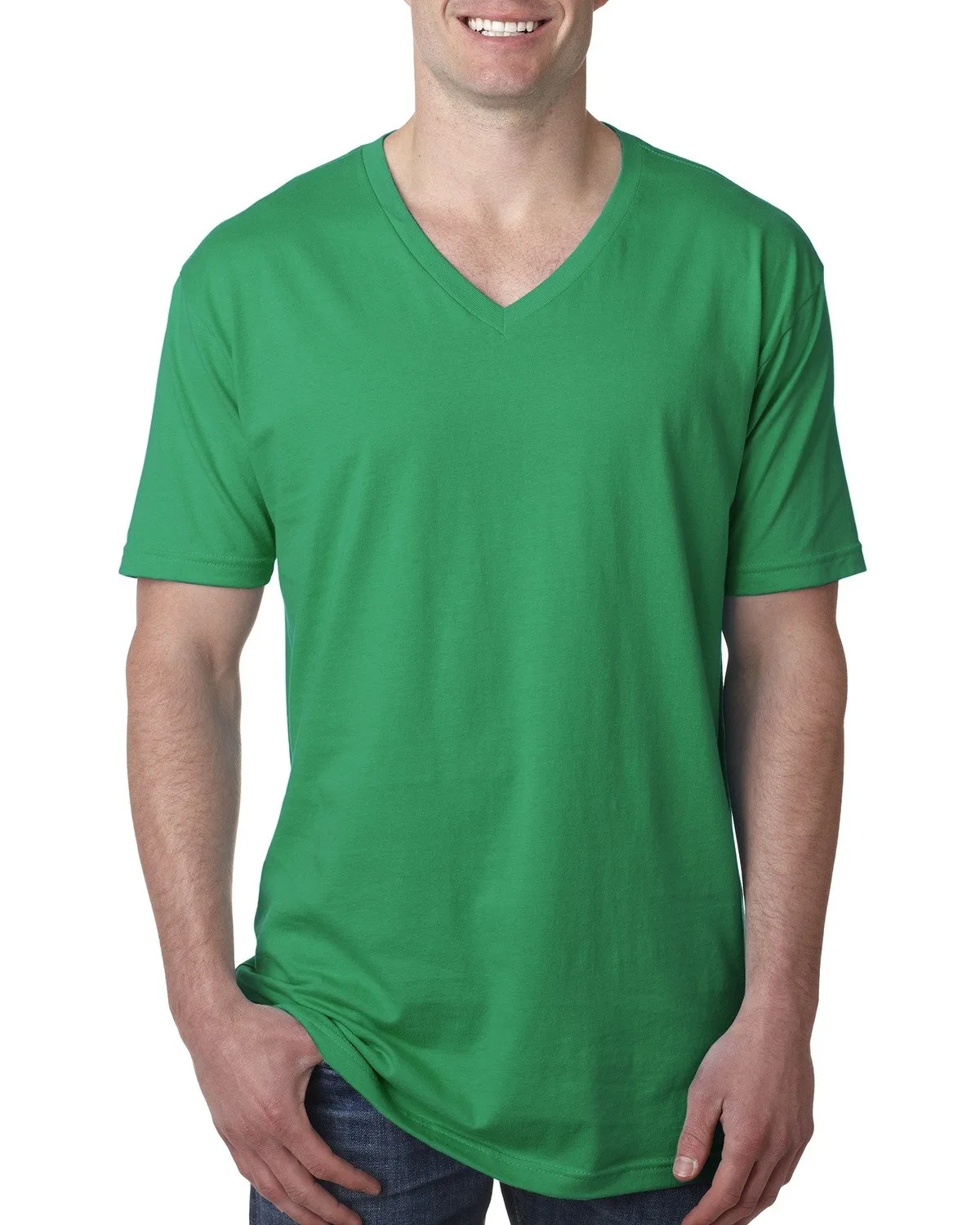 NEXT LEVEL APPAREL Men's Cotton V view 3