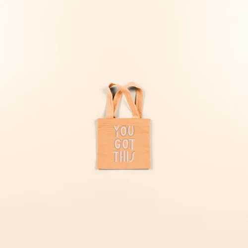 Continued Itty Bitty Colored Canvas/Denim Tote view 6