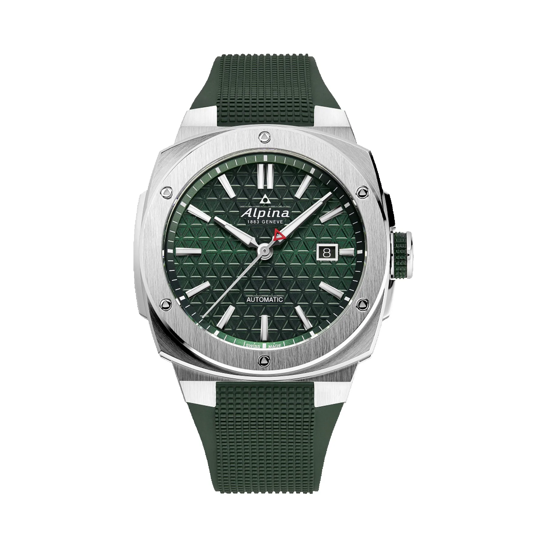Alpina Men's Alpiner Extreme Automatic Green Rubber Strap Watch