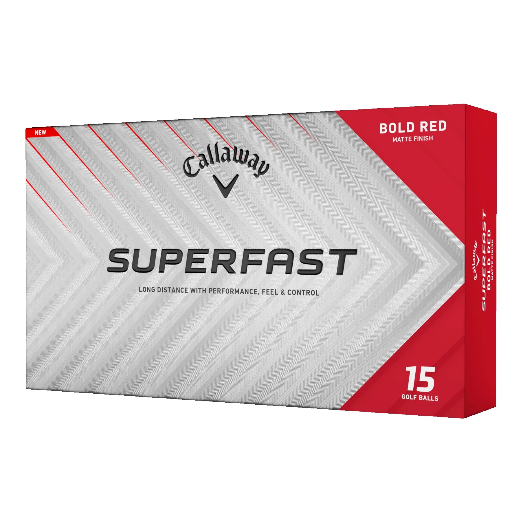 Callaway Superfast Golf Balls 15-Ball Pack - Bold Red