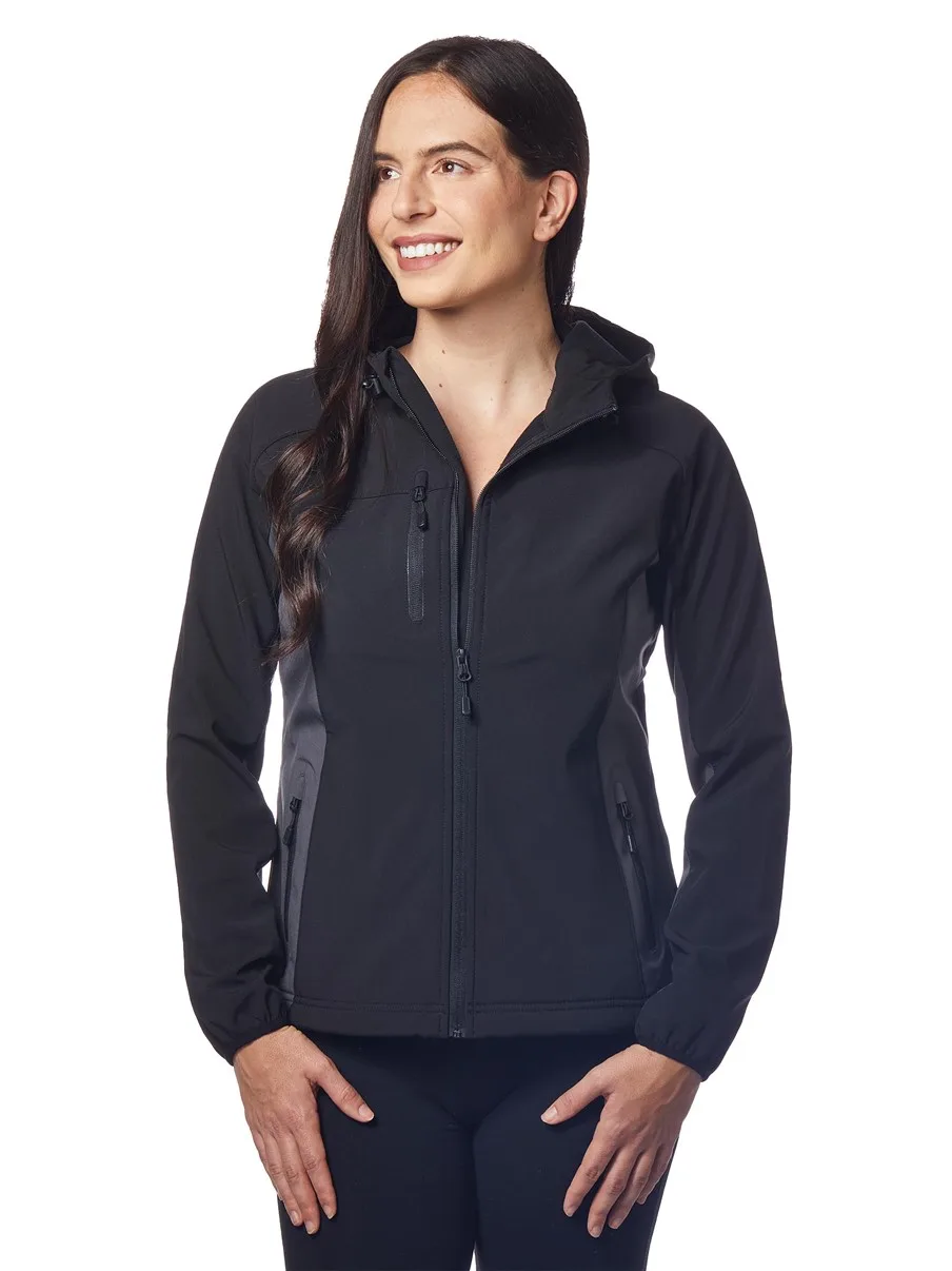 Ladies' Mckinley Hooded Soft Shell Jacket view 4