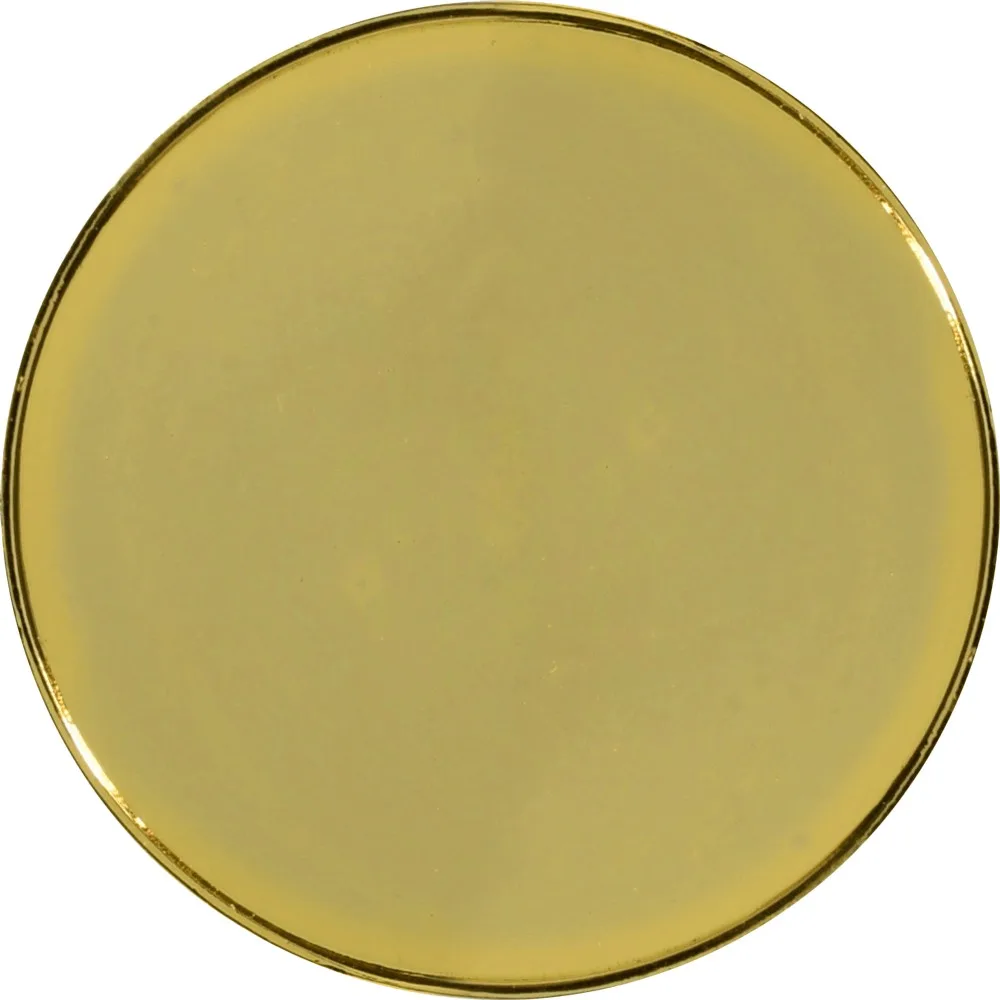 Bright Gold Blank Back View