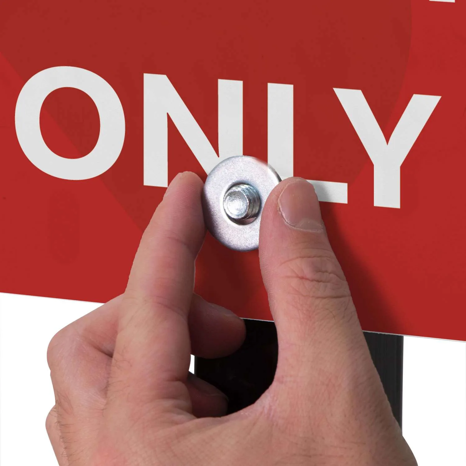 60" Rover Portable Sign Post Double-Sided Kit view 4