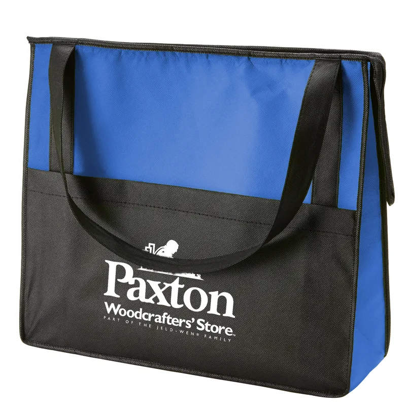 Prescott Non-Woven Zipper Tote Bag view 6