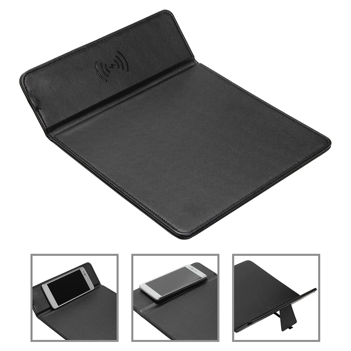 Accord Wireless Charger Mouse Pad with Kickstand view 2