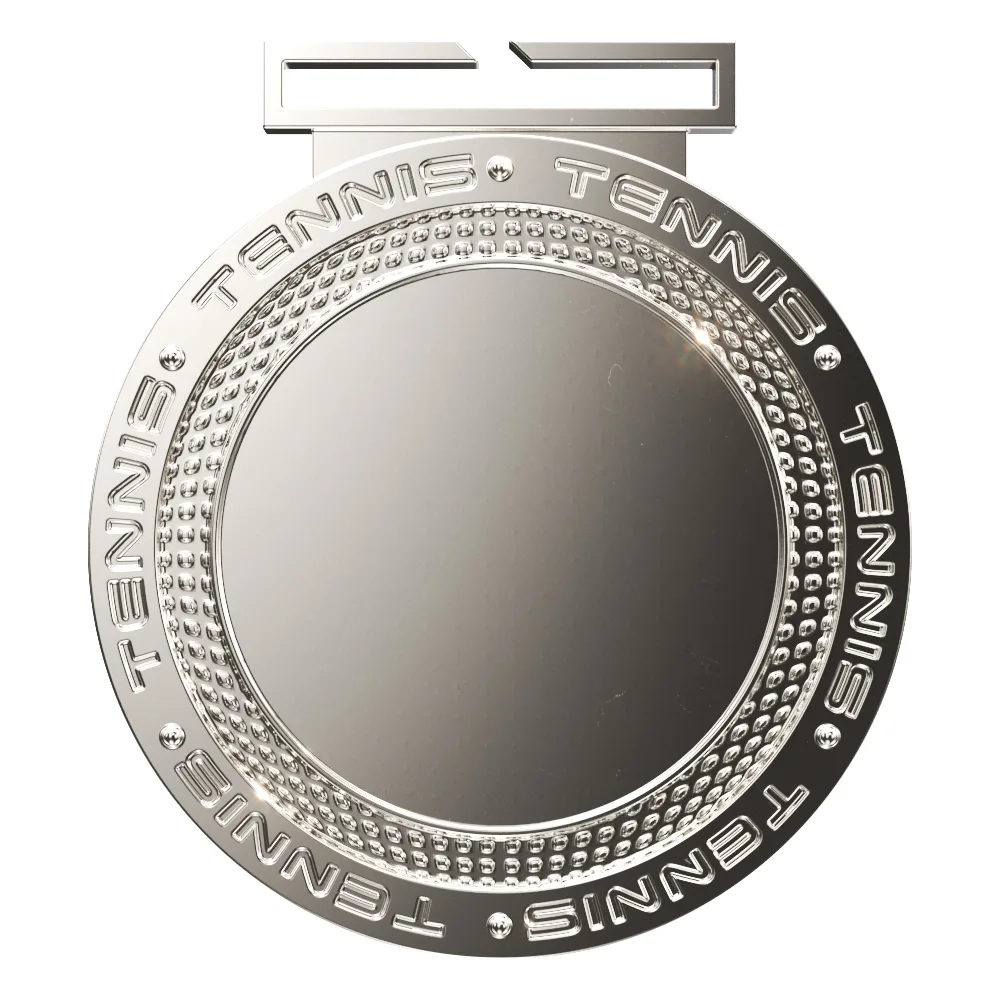 Dual Plated Tennis Medallions 3" view 2