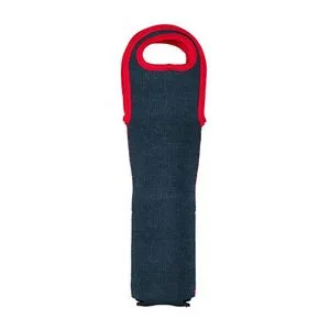 Denim-Neoprene Single Wine Tote view 7
