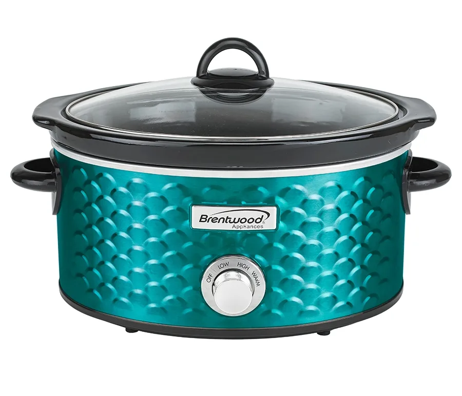 4.5 Quart Scallop Pattern Slow Cooker