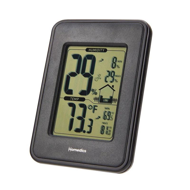 Homedics Indoor Humidity Monitor W/ Temperature