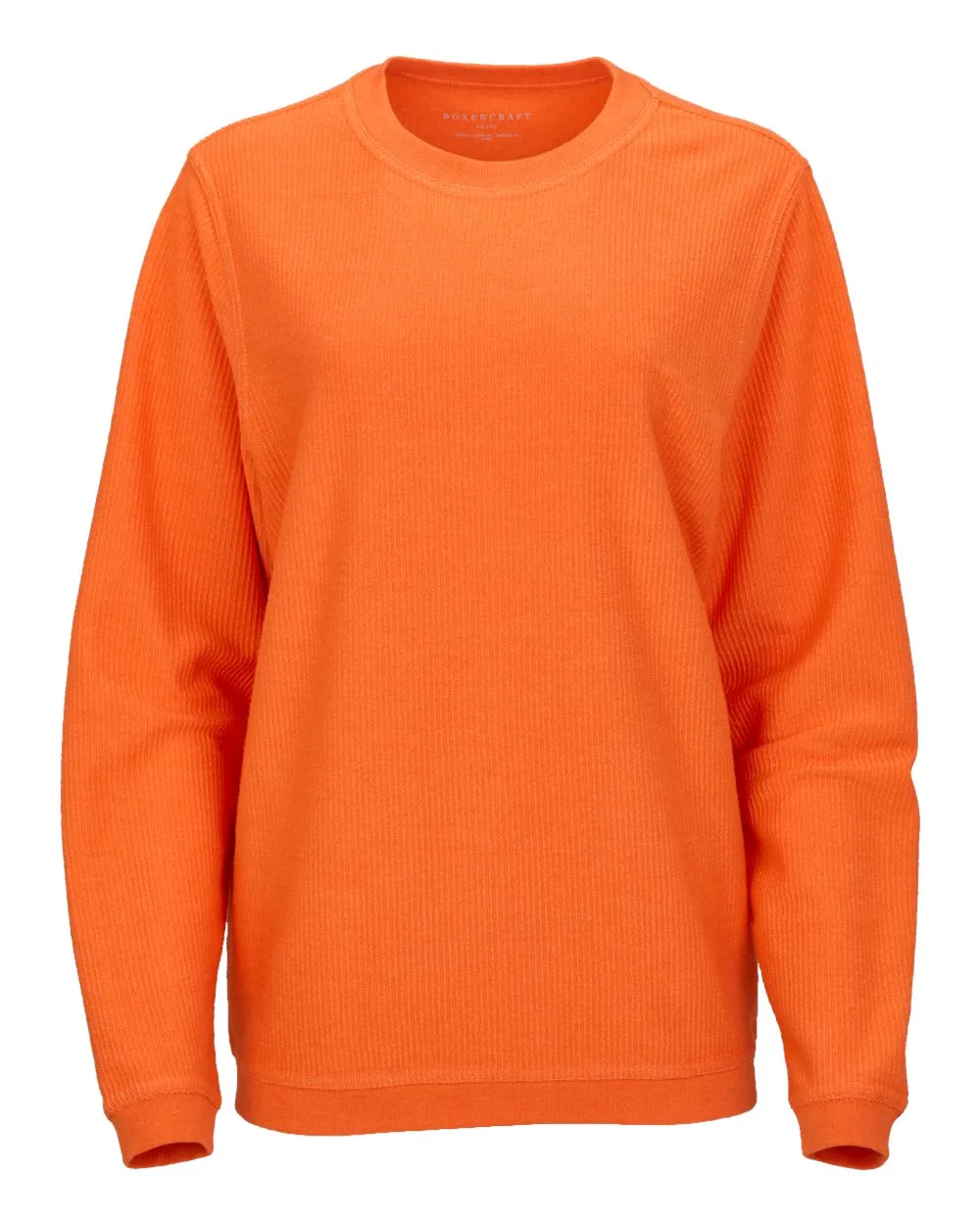 BOXERCRAFT Unisex Corded Crewneck Sweatshirt view 3