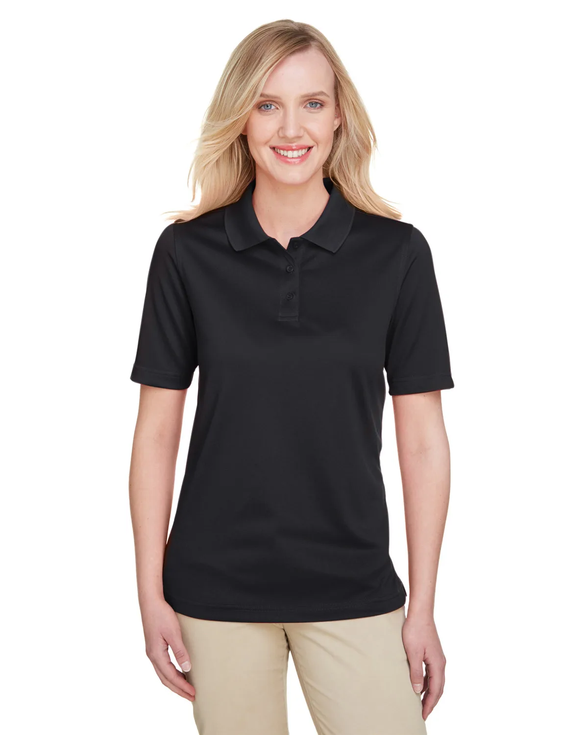 Harriton Women's Advantage Snag Protection Plus Short Sleeve Polo Shirt
